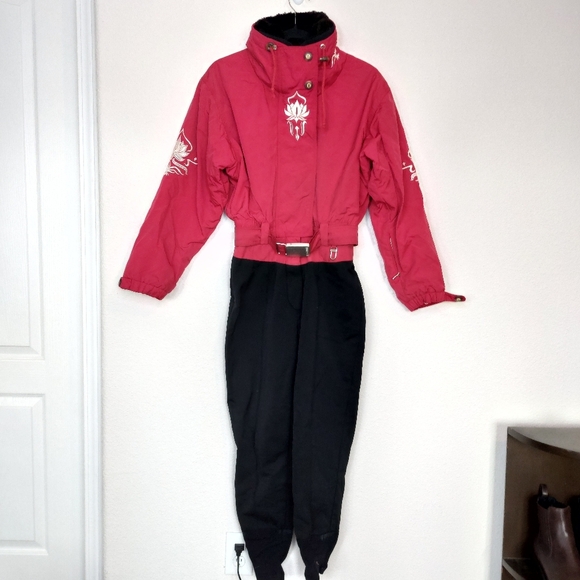 Bogner Vintage One Piece Ski Snow Suit Size 8 - Picture 1 of 16
